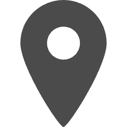 地図マーカーのアイコン素材。「アクセス」でなりた安心堂薬局の場所を示す。